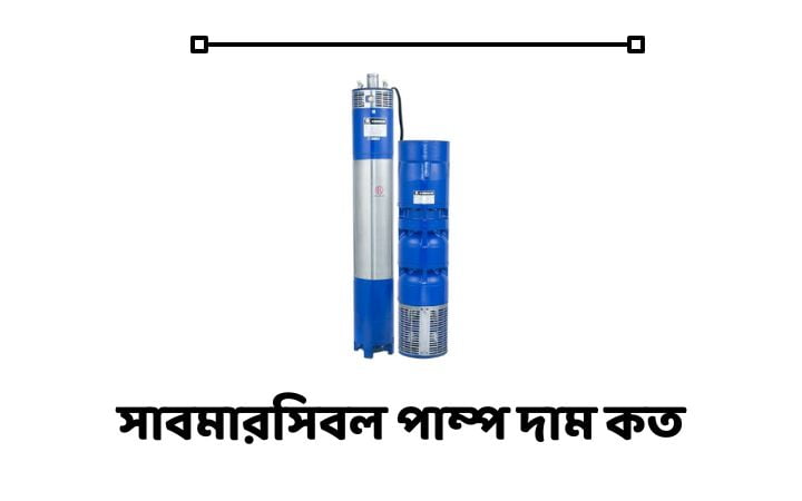 সাবমারসিবল পাম্প দাম কত