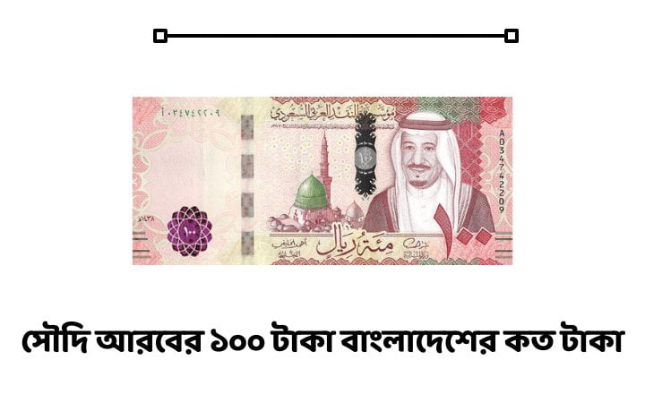 সৌদি আরবের ১০০ টাকা বাংলাদেশের কত টাকা