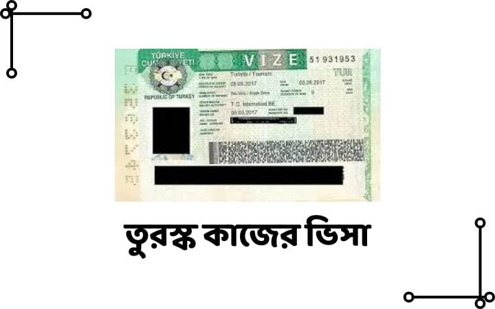 তুরস্ক কাজের ভিসা