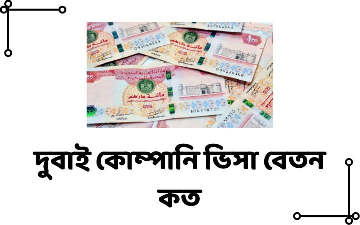 দুবাই কোম্পানি ভিসা বেতন কত