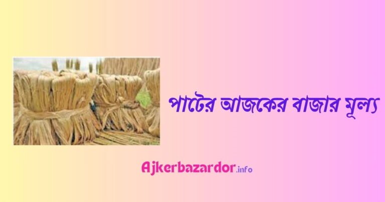 পাটের আজকের বাজার মূল্য