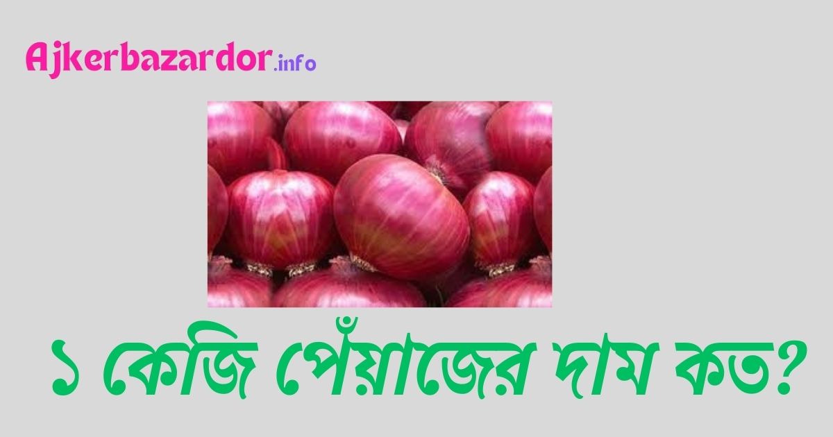 ১ কেজি পেঁয়াজের দাম কত ২০২৪