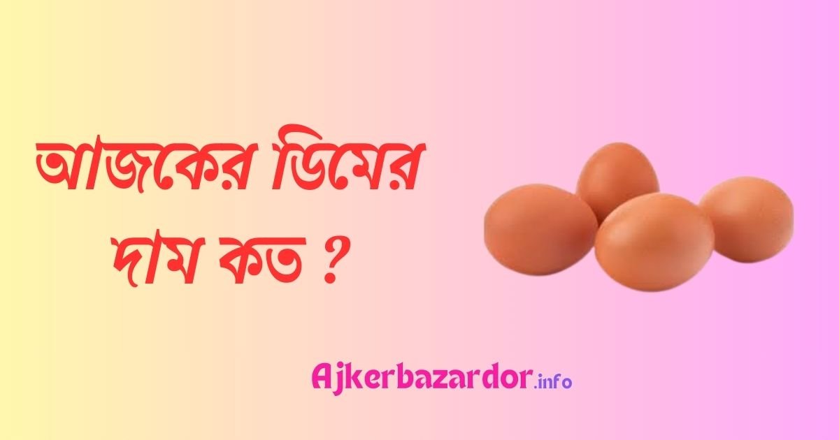 আজকের ডিমের দাম কত ২০২৪