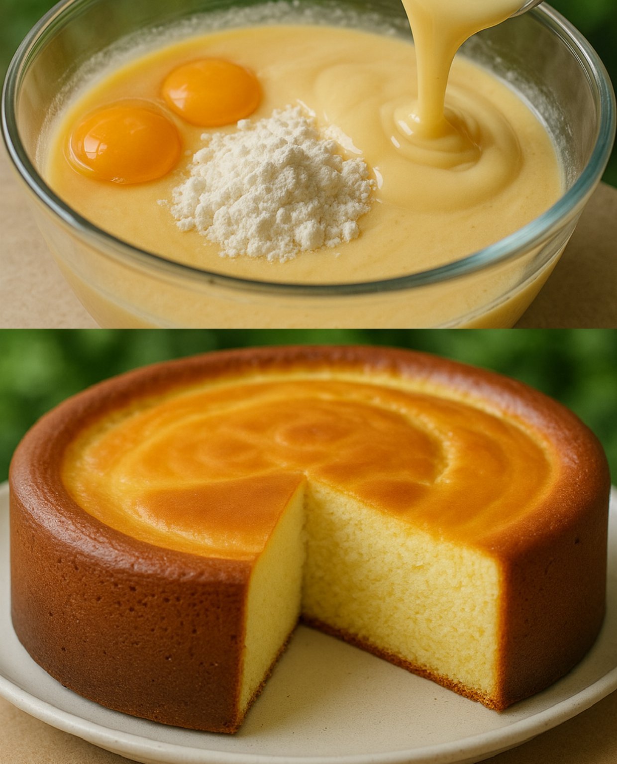 Easy Condensed Milk Cake Recipe