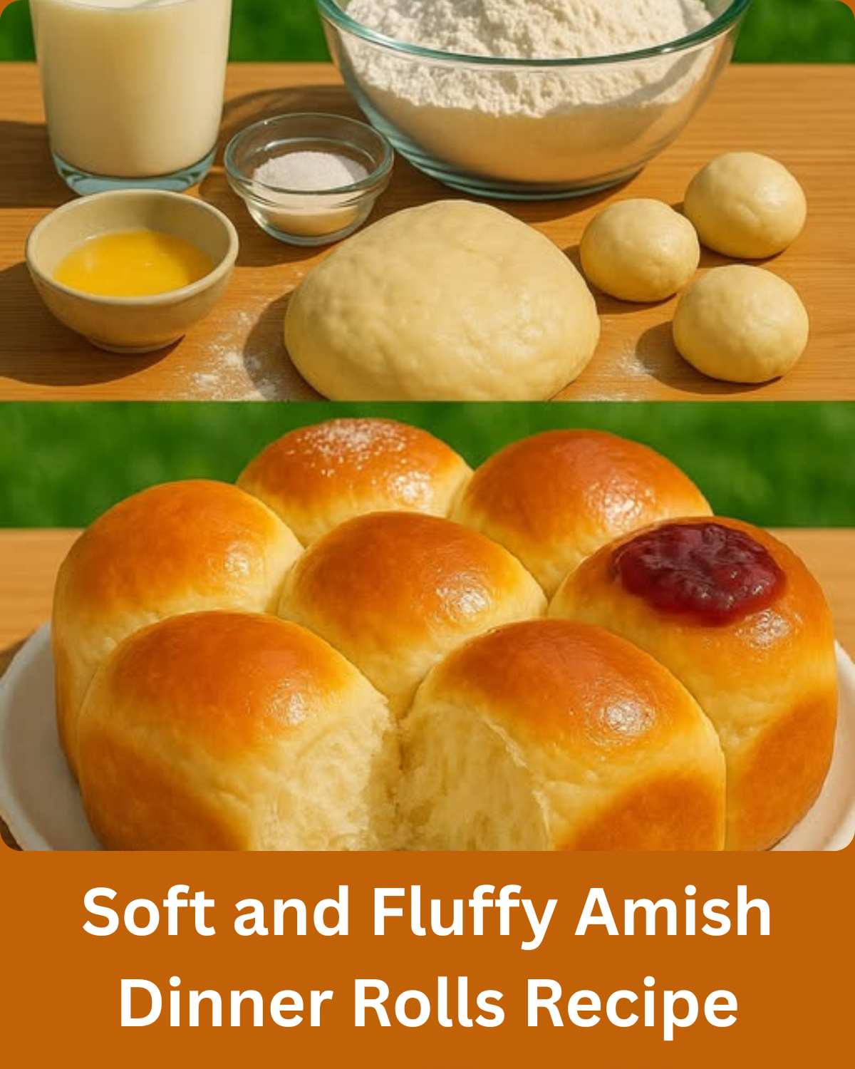 Soft and Fluffy Amish Dinner Rolls Recipe