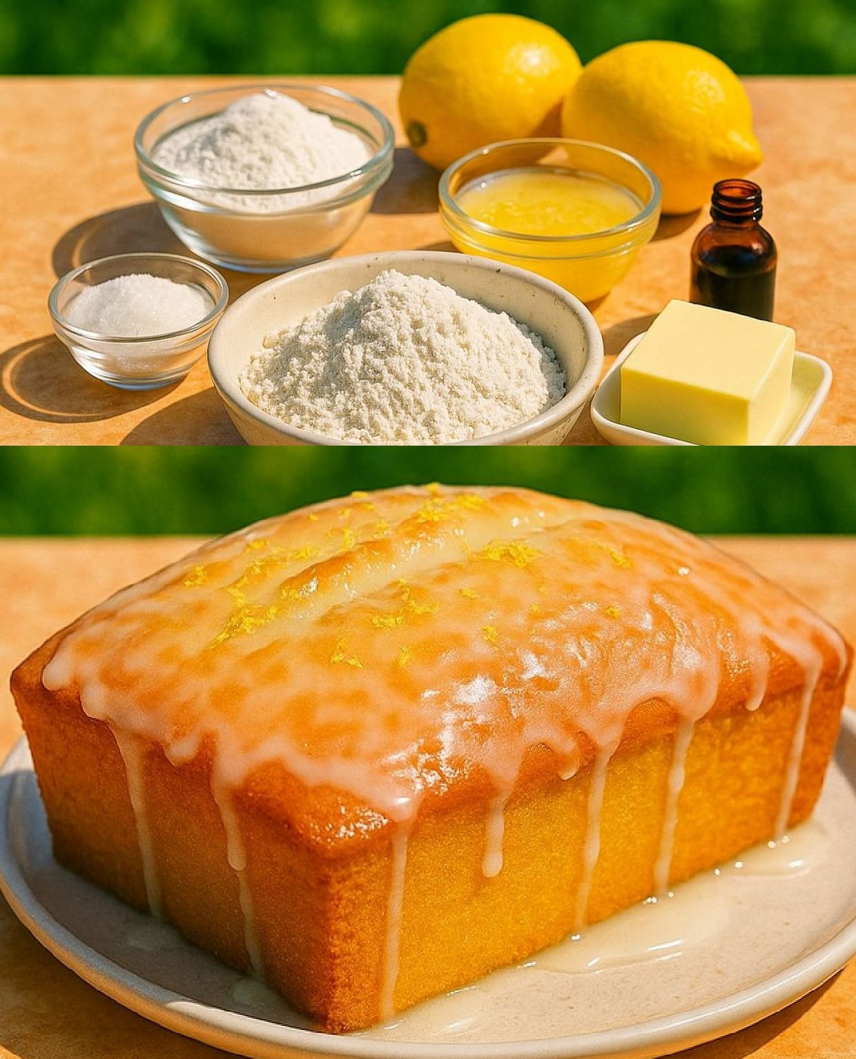 Lemon Greek Yogurt Cake Recipe With Fresh Lemon Juice