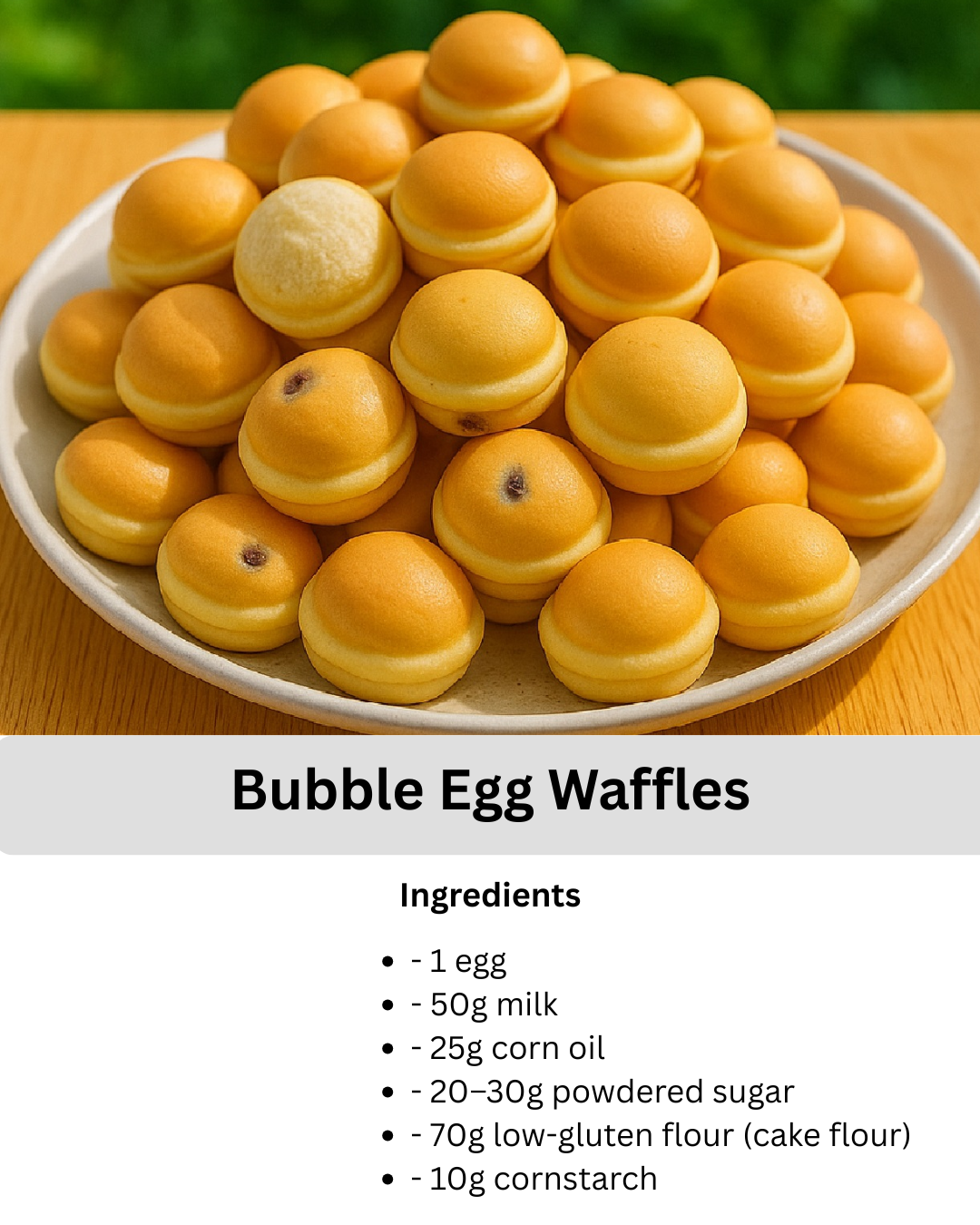 How to Make Authentic Bubble Egg Waffles at Home