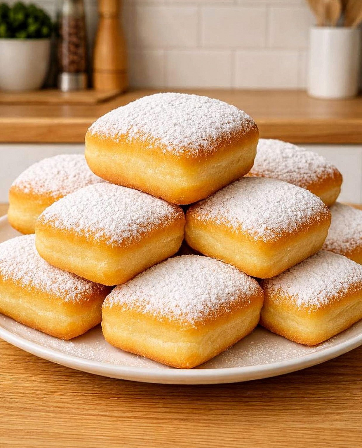 Vanilla French Beignets: Soft, Pillowy, and Dusted in Sugar