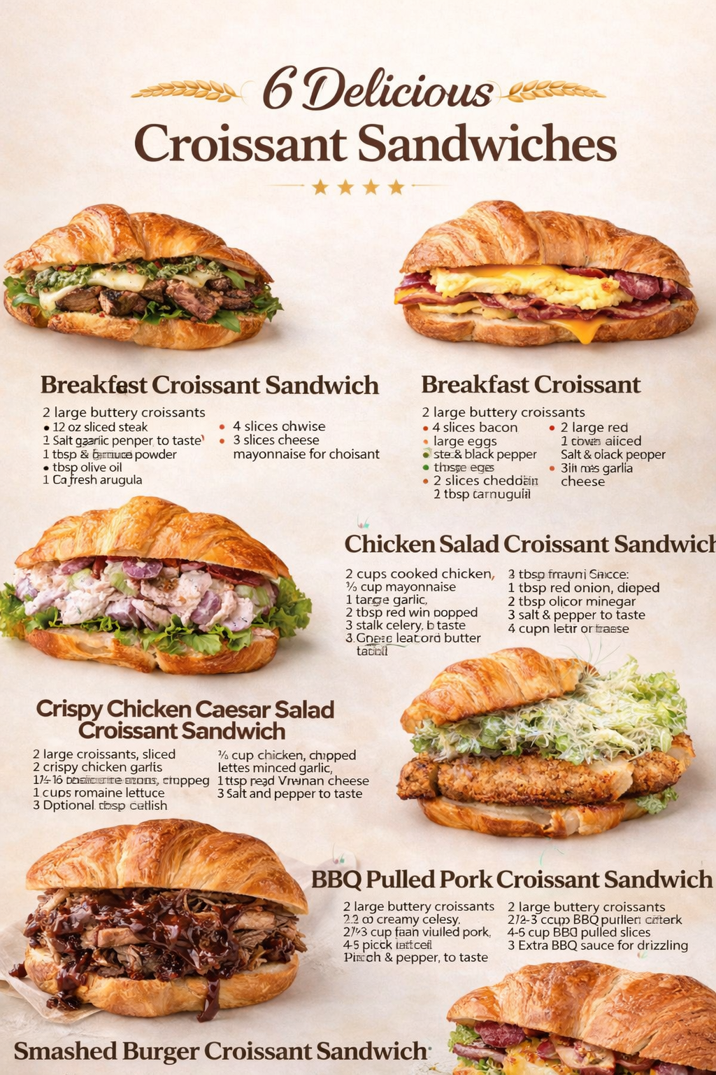 🥐 6 Croissant Sandwich Recipes You’ll Want on Repeat