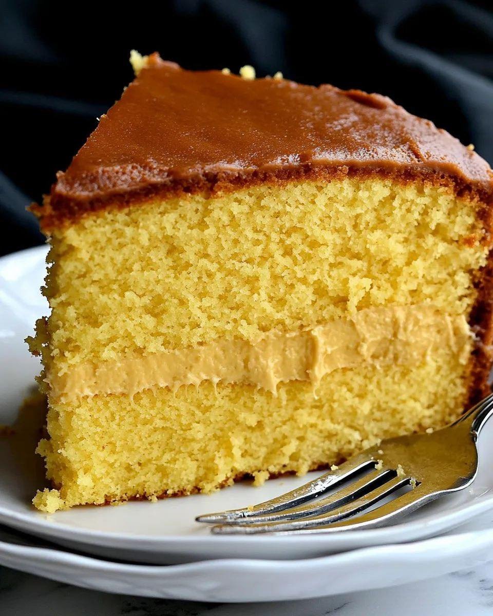 Classic Moist Yellow Cake
