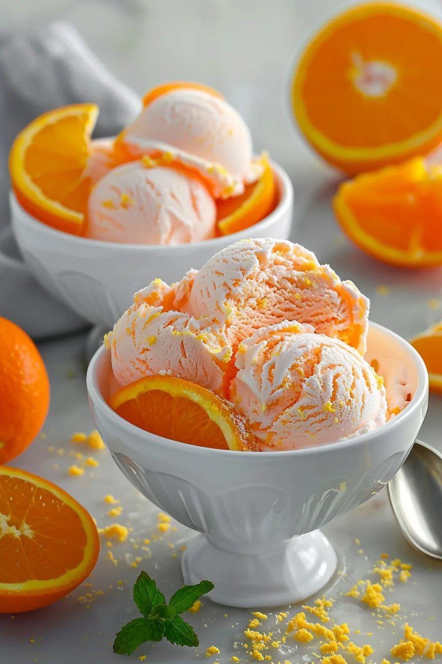 Creamy Orange Ice Cream