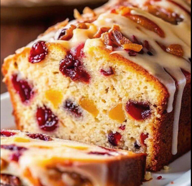 Cherry Fruit Loaf Cake