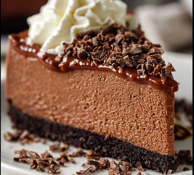 No-Bake Chocolate Cheesecake
