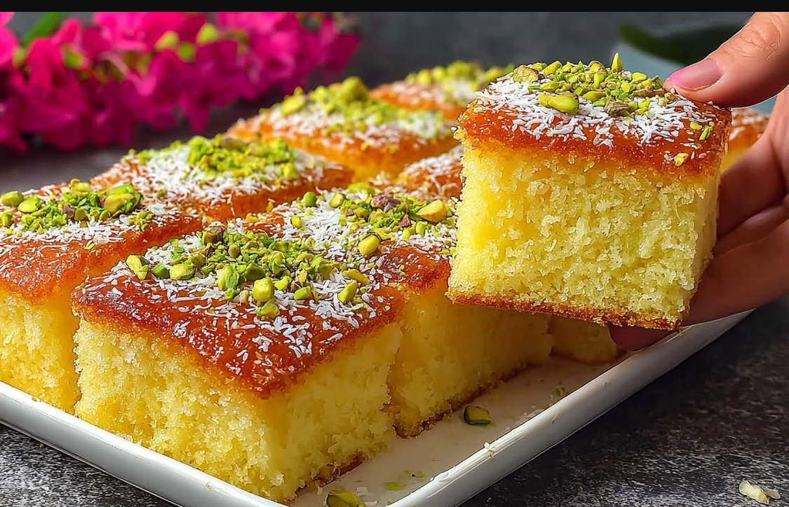 Best Italian Cake Recipe (Soft & Fluffy Orange Cake in 5 Minutes!)