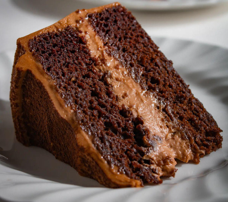 Chocolate Cake with Ganache Whipped Frosting