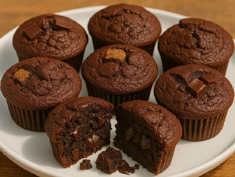 Buttermilk Double Chocolate Muffins Recipe