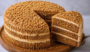 Layered Honey Cake (Soft, Moist & Bakery-Style)