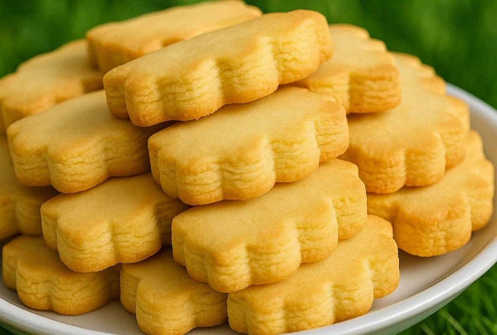 Soft and Buttery Shortbread Biscuits Recipe