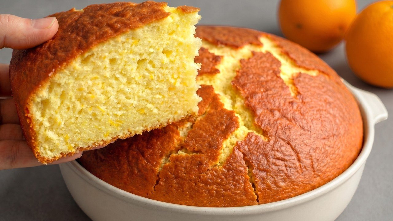 5-Minute Orange Cake (No Scale Needed!)