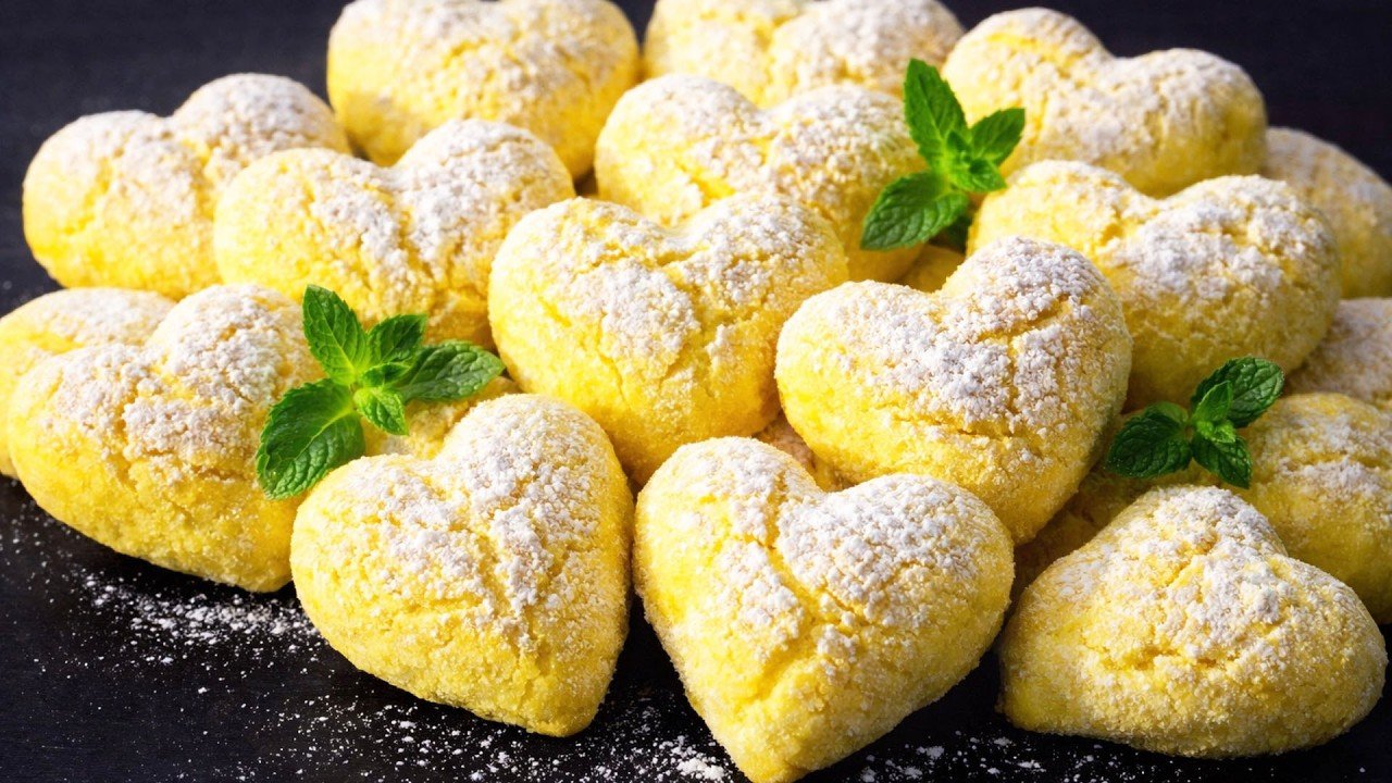 Soft & Airy Lemon Cookies
