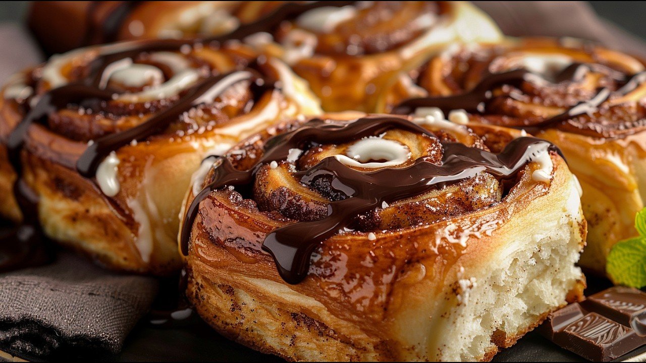 Soft & Fluffy Chocolate Cinnamon Rolls