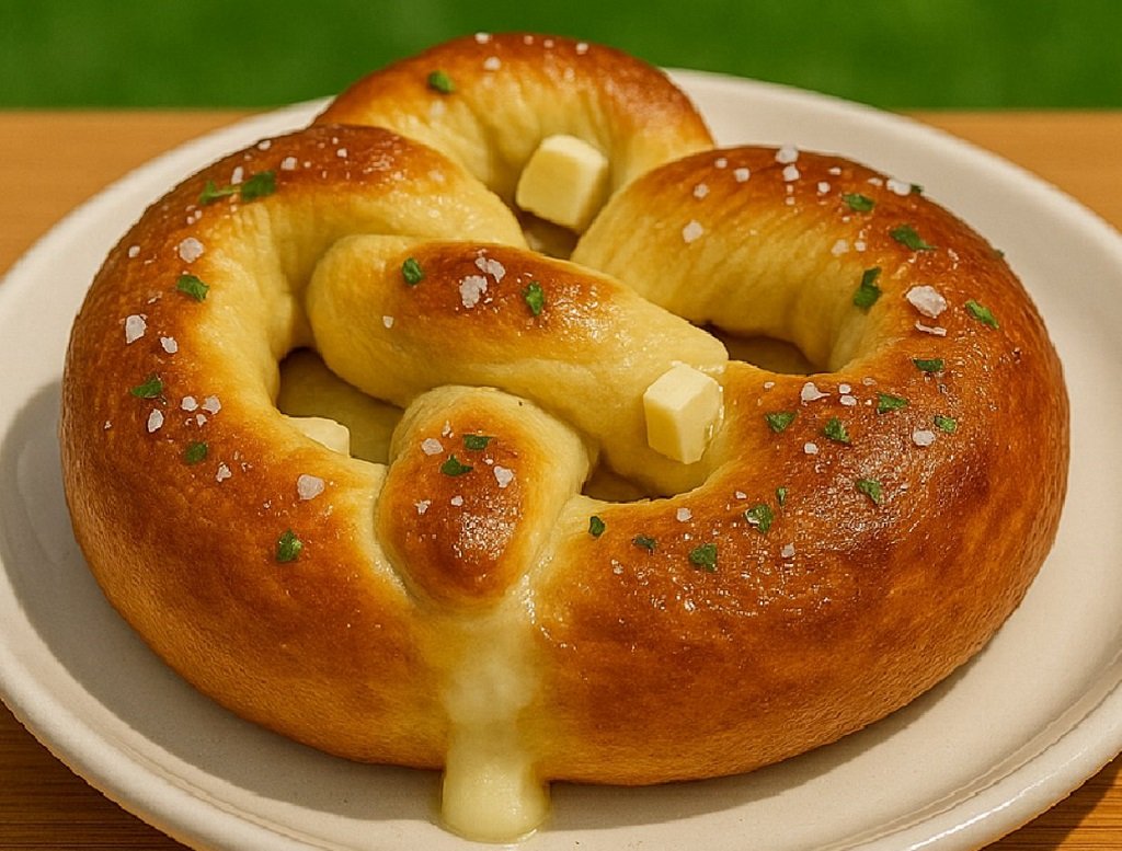 Mozzarella Stuffed Soft Pretzels Recipe