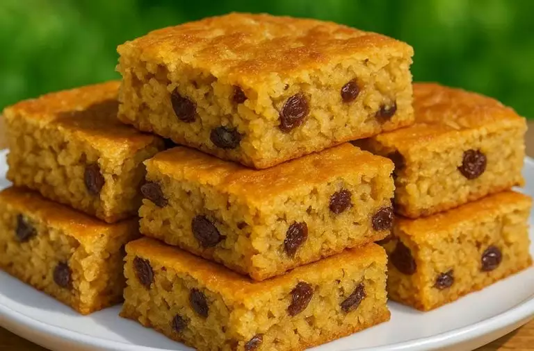 Oatmeal Raisin Cookie Bars Recipe