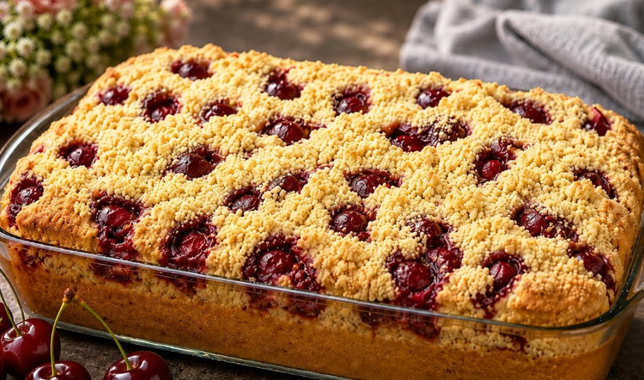 Grandma’s Brilliant Cherry Cake