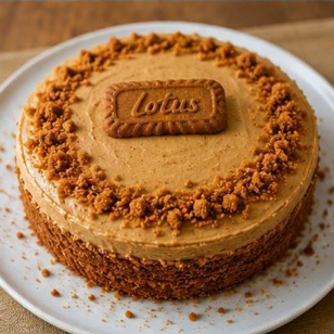 Lotus Biscoff Crunch Cake