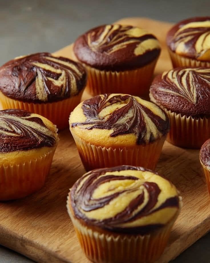 🧁 Chocolate Marble Cupcakes